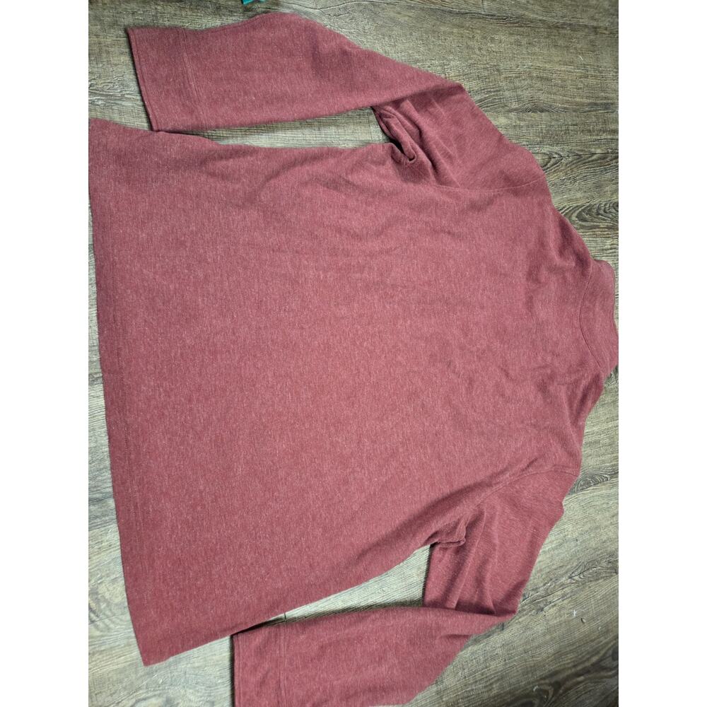 UNTUCKit Shirt Mens XL Matthieu Long Sleeve Polo Red Business - Picture 3 of 3